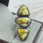 Honey Dahlia Size US 7 925 Sterling Silver Ring (RS71-147)