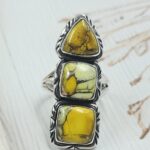 Honey Dahlia Size US 9 925 Sterling Silver Ring (RS71-161)