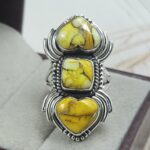 Honey Dahlia Size US 7 925 Sterling Silver Ring (RS71-152)