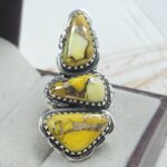 Honey Dahlia Size US 7 925 Sterling Silver Ring (RS71-148)
