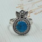 Persian Turquoise Size US 6 925 Sterling Silver Ring (RS69-152)