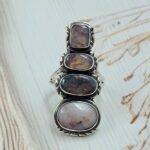Australian Opal Size US 10 925 Sterling Silver Ring (RS5-59)