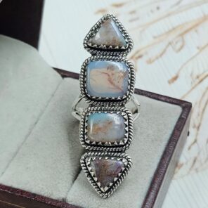 Australian Opal Size US 7 925 Sterling Silver Ring (RS5-69)