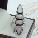 Australian Opal Size US 10 925 Sterling Silver Ring (RS5-76)