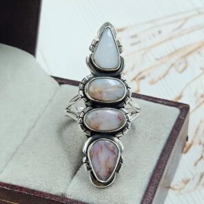 Australian Opal Size US 10 925 Sterling Silver Ring (RS5-76)