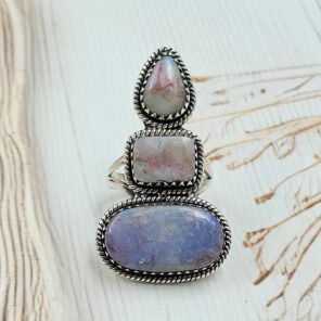 Australian Opal Size US 10 925 Sterling Silver Ring (RS5-81)