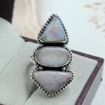 Australian Opal Size US 8 925 Sterling Silver Ring (RS5-111)