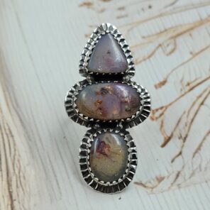 Australian Opal Size US 7 925 Sterling Silver Ring (RS5-103)