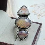 Australian Opal Size US 8 925 Sterling Silver Ring (RS5-80)