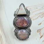 Australian Opal Size US 10 925 Sterling Silver Ring (RS5-86)