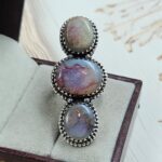 Australian Opal Size US 8 925 Sterling Silver Ring (RS5-112)