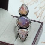 Australian Opal Size US 9 925 Sterling Silver Ring (RS5-107)