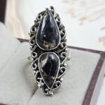 White Buffalo Turquoise Size US 7 925 Sterling Silver Ring (REXT51-172)