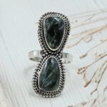 Serphanite Size US 10 925 Sterling Silver Ring (REXT51-189)