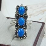 Paraiba Ethiopian Opal 925 Size US 8 Sterling Silver Ring (RS17-643)