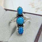 Paraiba Ethiopian Opal 925 Size US 10 Sterling Silver Ring (RS17-670)