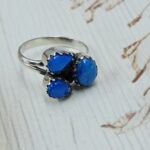 Paraiba Ethiopian Opal 925 Size US 9 Sterling Silver Ring (RS17-647)
