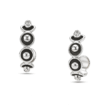 Wild Horse Jasper 925 Sterling Silver Hoop Earring (REXT135-3)