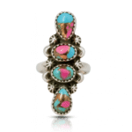 Cotton Candy Turquoise Silver Ring