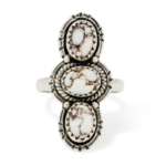 Triple Wild horse Jasper Ring