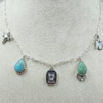 Kingman Turquoise Southwest Charm Necklace (RS78-120)