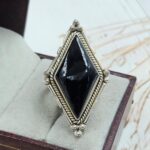 Black Onyx 925 Sterling Silver Ring (RS49-133)