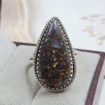 Boulder Opal Size US 9 925 Sterling Silver Ring (RS49-128)