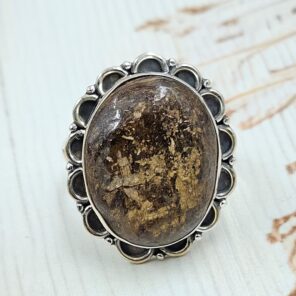 Boulder Opal Size US 6 925 Sterling Silver Ring (RS49-115)