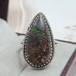Boulder Opal Size US 7 925 Sterling Silver Ring (RS49-118)