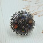 Boulder Opal Size US 6 925 Sterling Silver Ring (RS49-122)