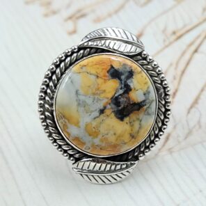 Maligano Jasper Size US 7 925 Sterling Silver Ring (RS23-119)