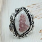Cinnabar Size US 10 925 Sterling Silver Ring (RS23-124)