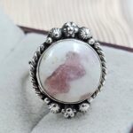 Cinnabar Size US 6 925 Sterling Silver Ring (RS23-137)