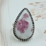 Cinnabar Size US 8 925 Sterling Silver Ring (RS23-138)