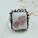 Cinnabar Size US 6 925 Sterling Silver Ring (RS23-150)