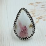 Cinnabar Size US 7 925 Sterling Silver Ring (RS23-135)