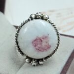 Cinnabar Size US 9 925 Sterling Silver Ring (RS23-126)