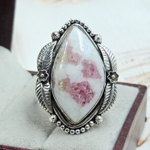 Cinnabar Size US 10 925 Sterling Silver Ring (RS23-131)