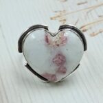 Cinnabar Size US 8 925 Sterling Silver Ring (RS23-130)
