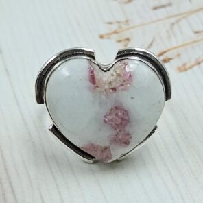 Cinnabar Size US 8 925 Sterling Silver Ring (RS23-130)