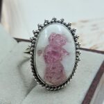 Cinnabar Size US 10 925 Sterling Silver Ring (RS23-127)