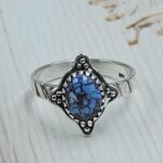 Golden Hills Turquoise Size US 8 925 Sterling Silver Ring (REXT23-194)