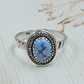 Golden Hills Turquoise Size US 9 925 Sterling Silver Ring (REXT23-214)