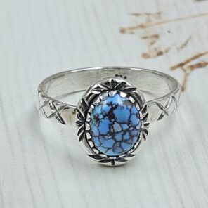Golden Hills Turquoise Size US 8 925 Sterling Silver Ring (REXT23-188)