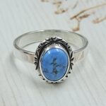 Golden Hills Turquoise Size US 8 925 Sterling Silver Ring (REXT23-199)