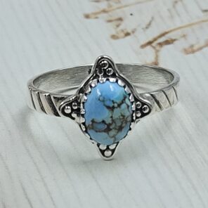 Golden Hills Turquoise Size US 10 925 Sterling Silver Ring (REXT23-217)