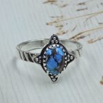 Golden Hills Turquoise Size US 10 925 Sterling Silver Ring (REXT23-218)