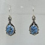 Golden Hills Turquoise 1" 925 Sterling Silver Earring (REXT23-63)