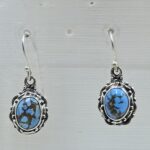 Golden Hills Turquoise 1" 925 Sterling Silver Earring (REXT23-51)