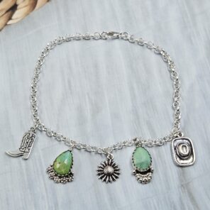 Wild Horse Jasper Southwest Charm Necklace (RS13-464)